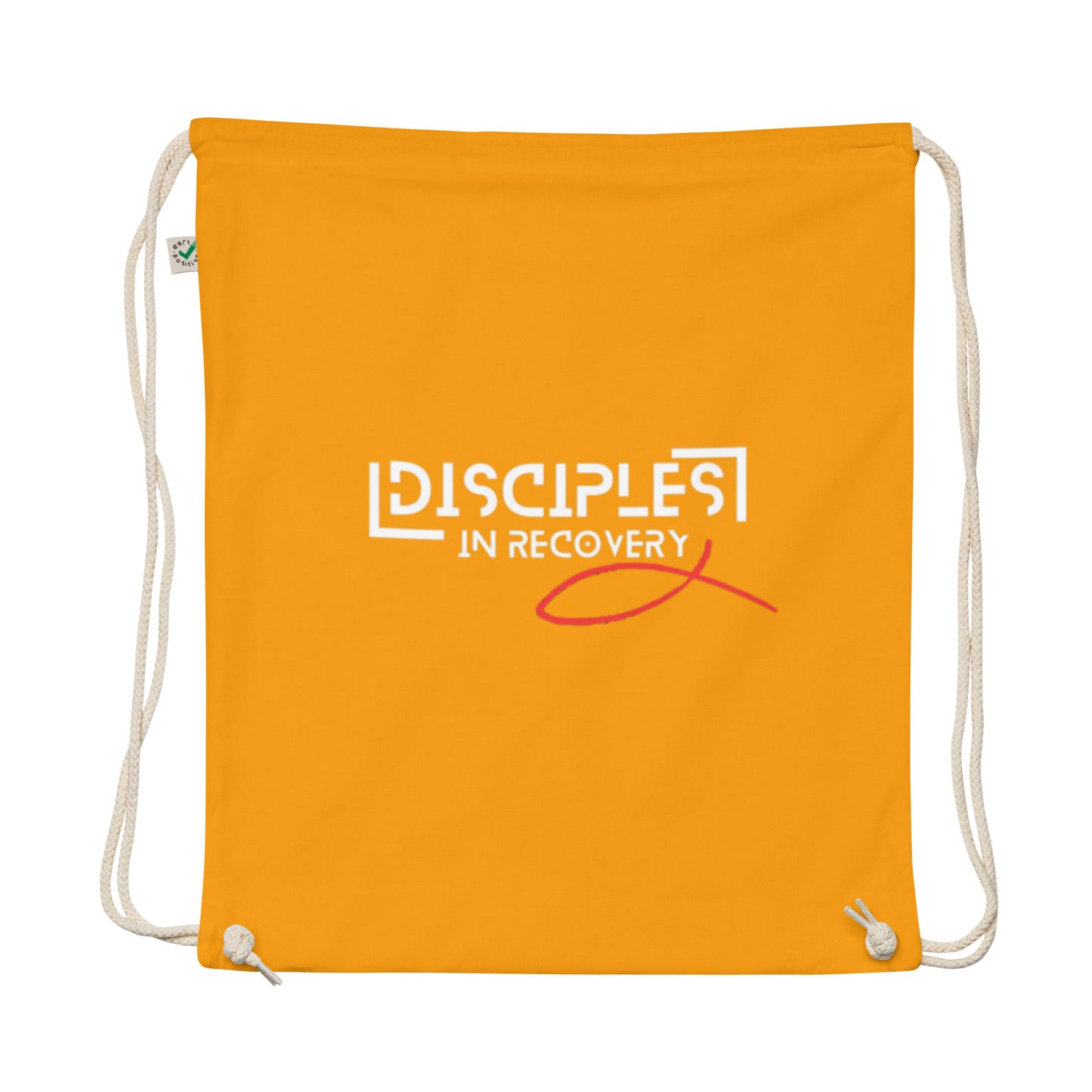 Organic cotton drawstring bag