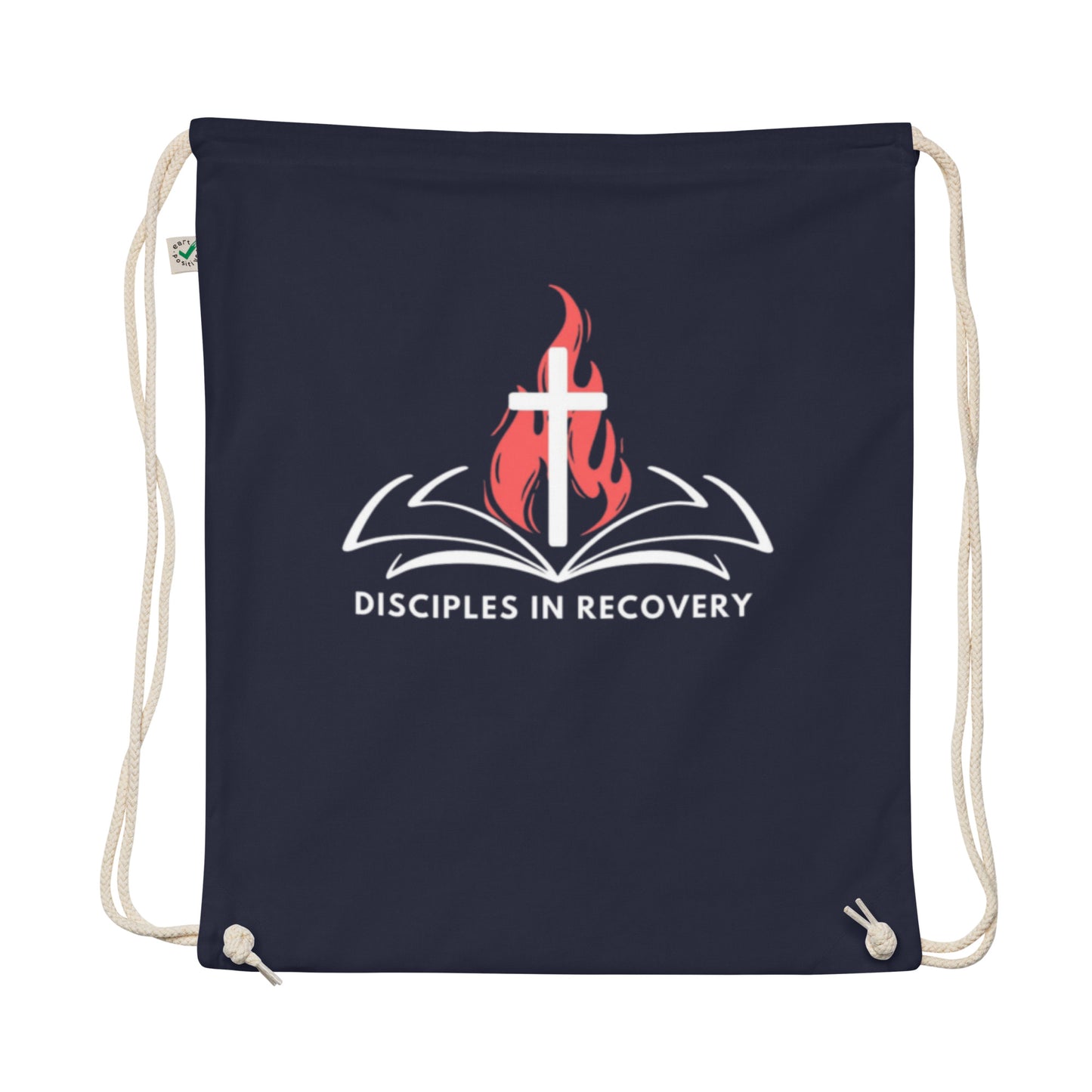 Organic cotton drawstring bag