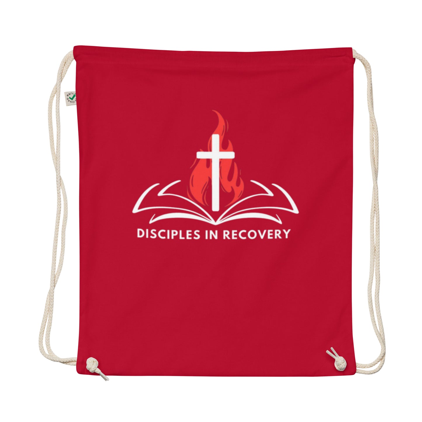 Organic cotton drawstring bag