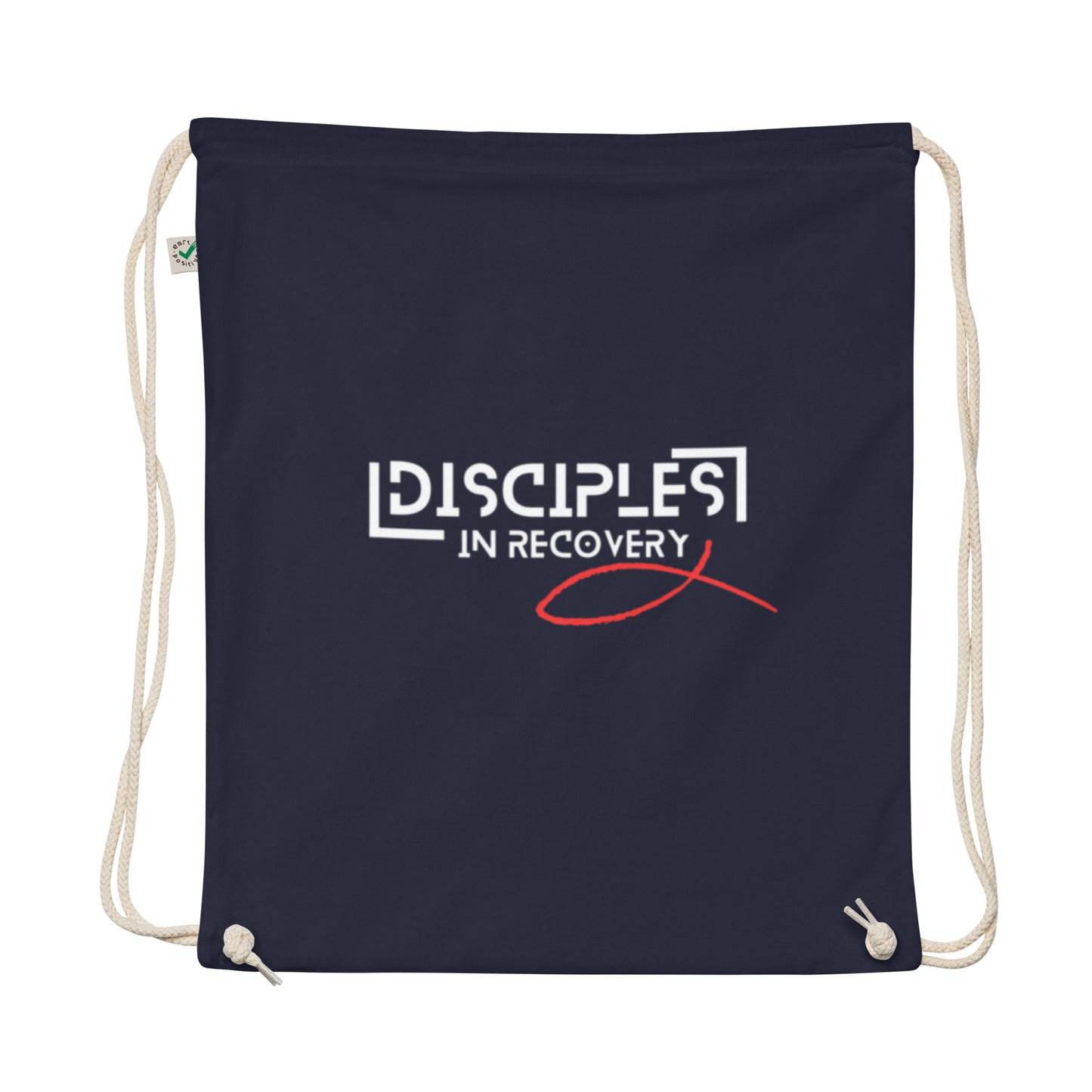 Organic cotton drawstring bag